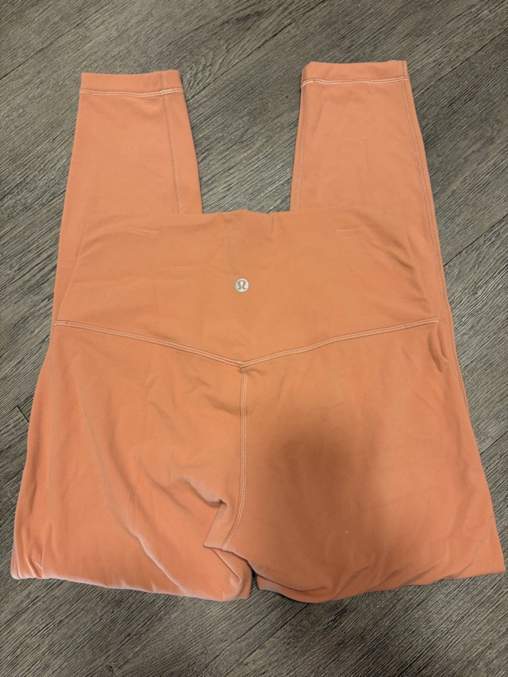 lululemon high rise Coral Peach Leggings